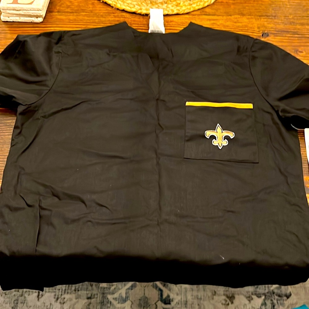 New Orleans Saints scrub top